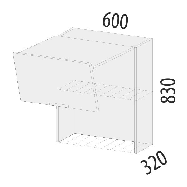 103.41.1 Шкаф-сушка (со складной системой Blum) Дакота 103.41.1 Шкаф-сушка (со складной системой Blum) Дакота