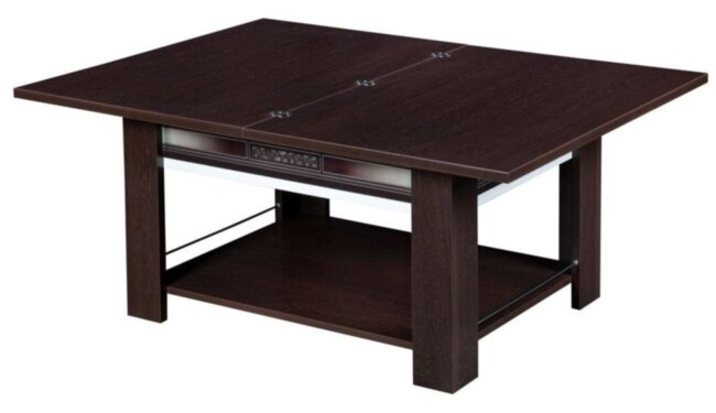 Стол журнальный Агат 24.10 Венге-Крем Стол журнальный Агат 24.10 Венге-Крем