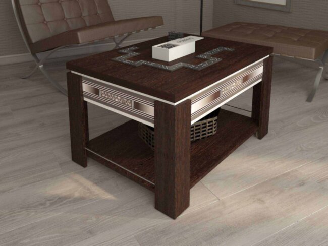 Стол журнальный Агат 24.10 Венге-Крем Стол журнальный Агат 24.10 Венге-Крем