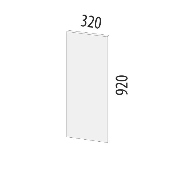 104.94 Панель боковая верхняя (лев/прав) Бостон 1