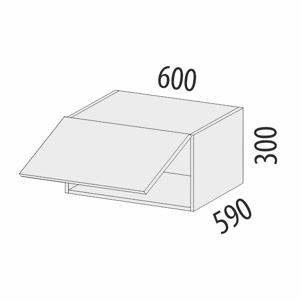 103.102 Антресоль (с системой плавного закрывания) Дакота 103.102 Антресоль (с системой плавного закрывания) Дакота