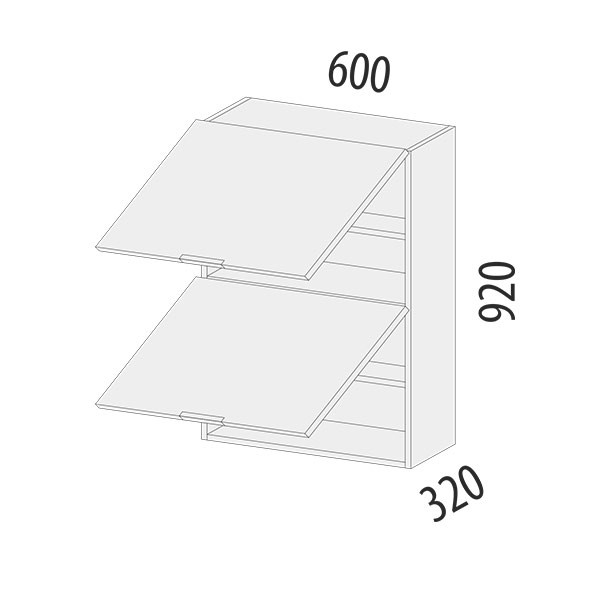 104.96 Шкаф (с системой плавного закрывания) Бостон 104.96 Шкаф (с системой плавного закрывания) Бостон