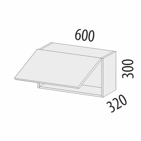 103.101 Антресоль (с системой плавного закрывания) Дакота 103.101 Антресоль (с системой плавного закрывания) Дакота