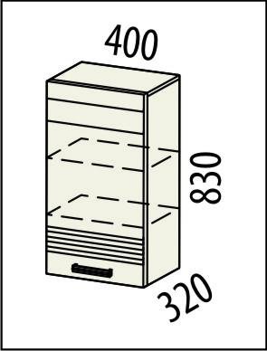 16.03 Шкаф правый 40х32х83