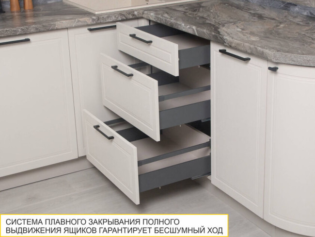 Кухонный гарнитур с витриной Неаполь 109 216 Кухонный гарнитур с витриной Неаполь 109 216