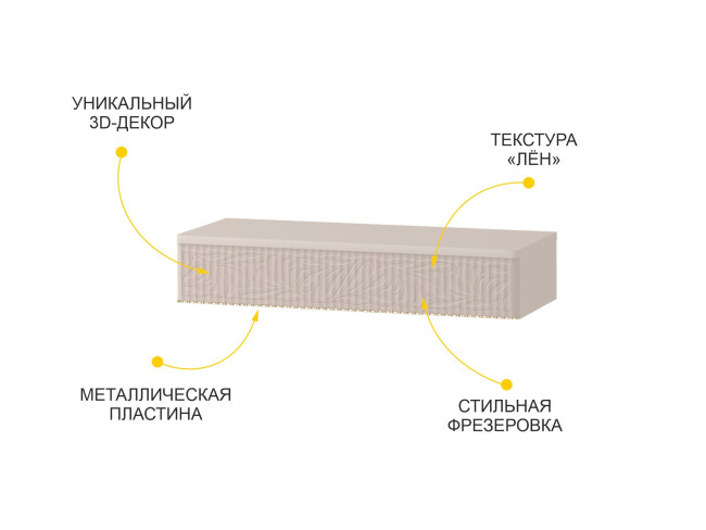 904.15 Туалетный стол-консоль Флоренция 904.15 Туалетный стол-консоль Флоренция