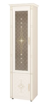 32.06 Шкаф-витрина с колоннами (лев/прав) Венеция 560