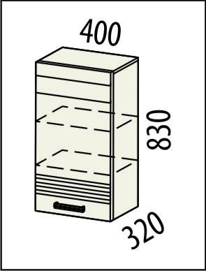 16.05 Шкаф левый 40х32х83
