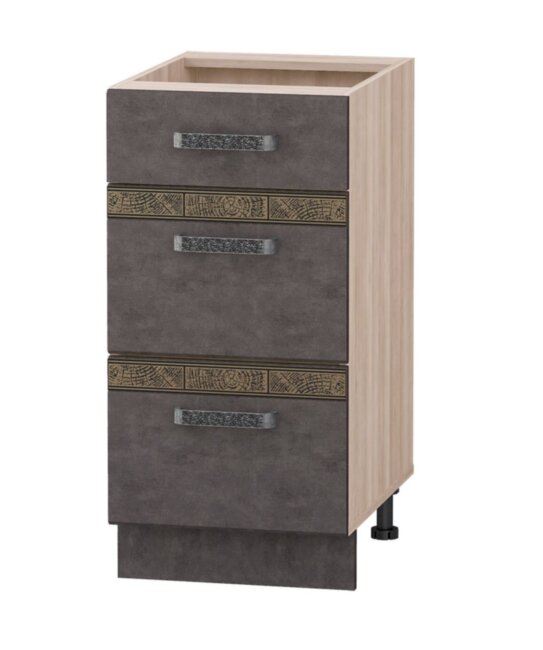 101.59 Стол с 3 ящиками 400