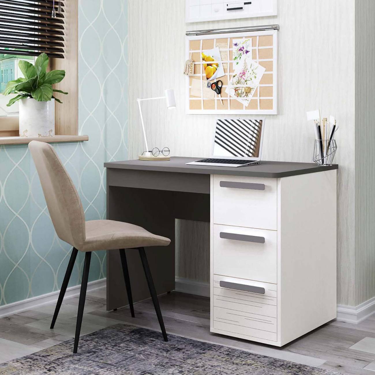 Zemple deals desk white