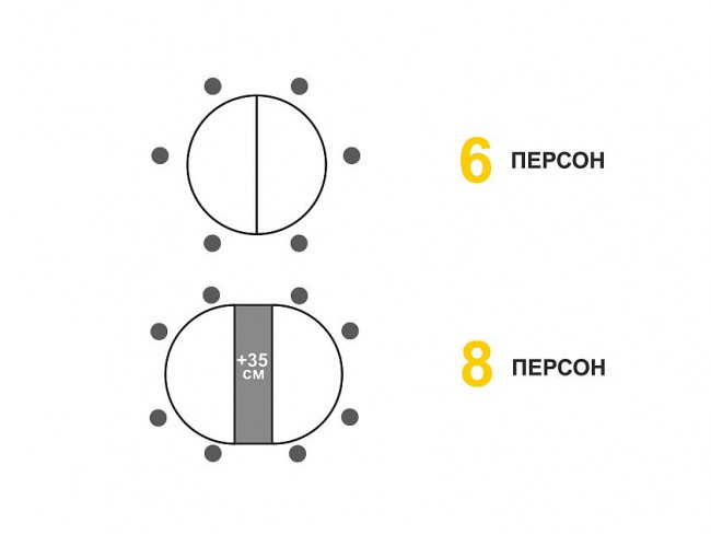 Обеденный стол Орфей 49 Мрамор тёмный