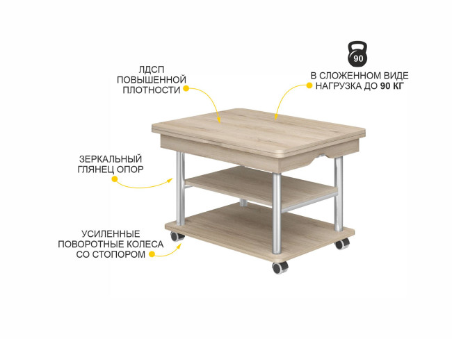 Стол журнальный Агат-22.2 Кронберг