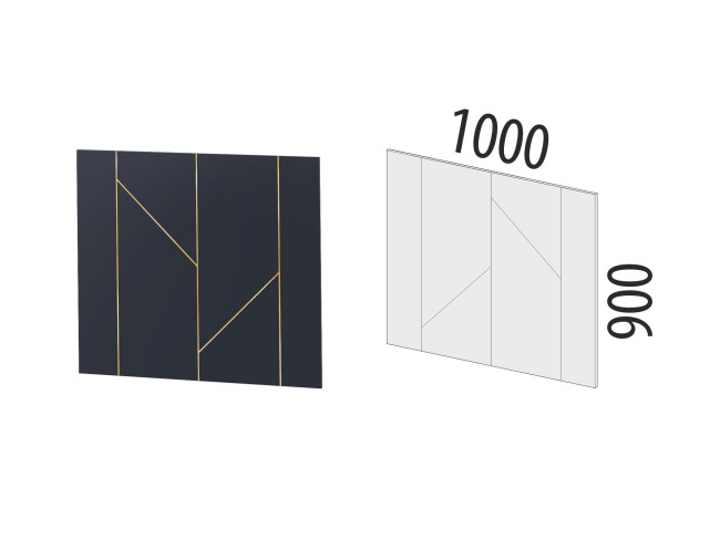 Стеновая панель Флоренция СПС 03 (комплект 3 шт.) Стеновая панель Флоренция СПС 03 (комплект 3 шт.)