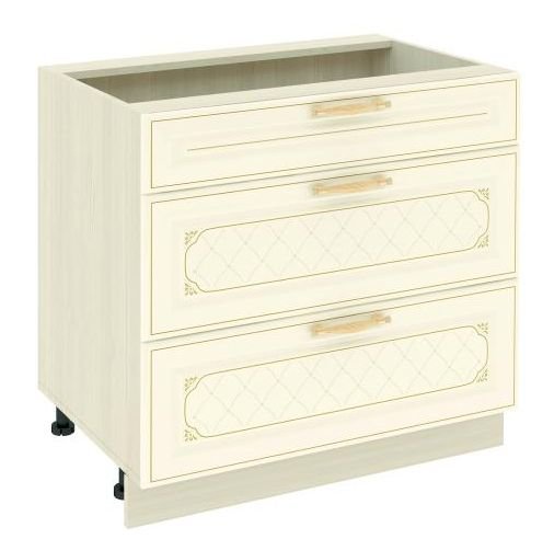 23.67 Стол с 3 ящиками 80х53х82