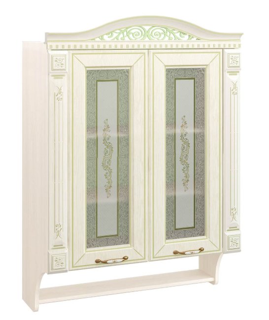 71.15 Шкаф-витрина с колоннами 80х32х115