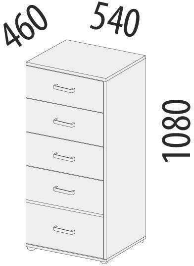 500.08 Комод Эверест 540 500.08 Комод Эверест 540