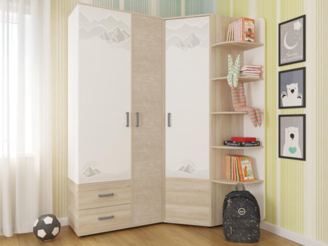 Комплект шкафов (лев/прав) Эверест №22