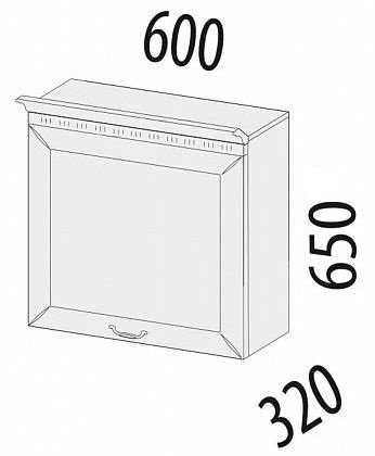 71.14.1 Шкаф над вытяжкой 60х32х65