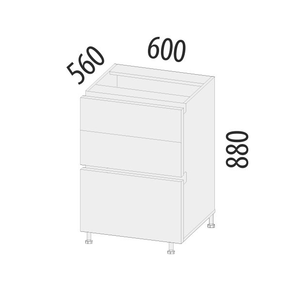 103.66 Стол с ящиками (метабоксы) Дакота 103.66 Стол с ящиками (метабоксы) Дакота