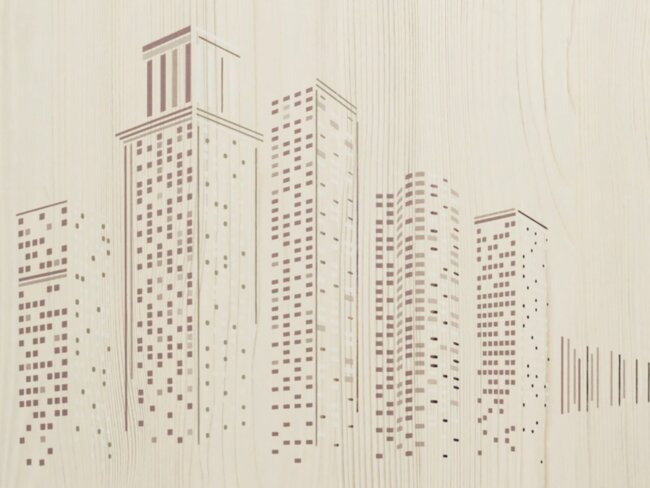 Комплект шкафов (лев/прав) Мегаполис №6