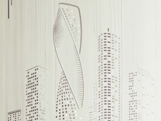 Комплект шкафов (лев/прав) Мегаполис №7