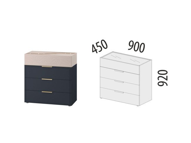 905.18 Комод Флоренция 905.18 Комод Флоренция