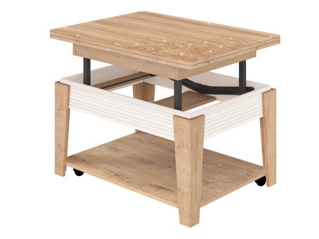 Стол журнальный Агат 32.10 Бунратти-Ваниль