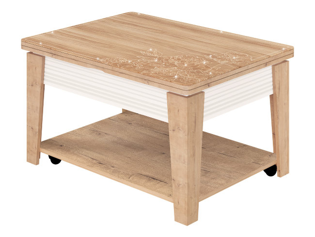 Стол журнальный Агат 32.10 Бунратти-Ваниль