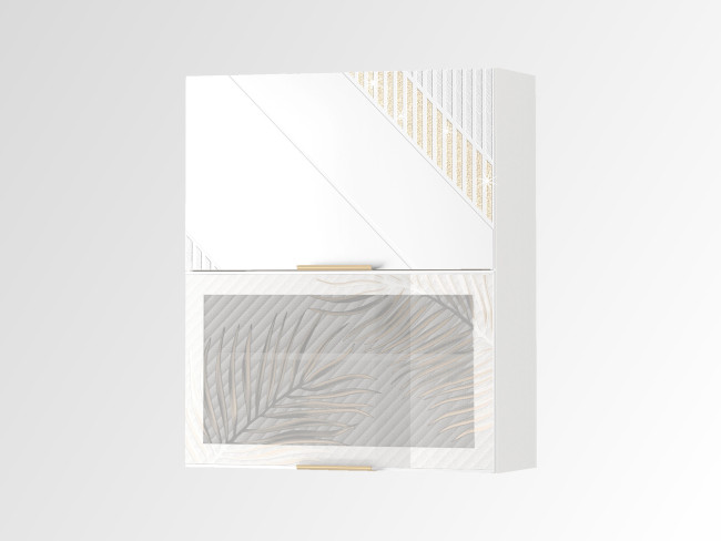 106.09 Шкаф-витрина кухонный (с системой плавного закрывания) Монако