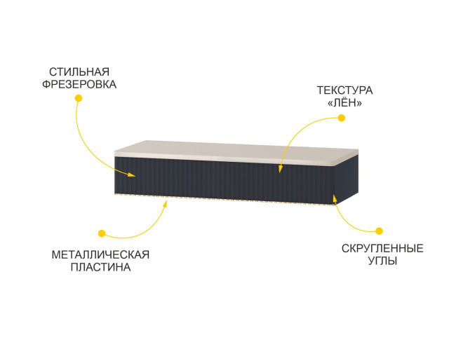 905.15 Туалетный стол-консоль Флоренция 905.15 Туалетный стол-консоль Флоренция