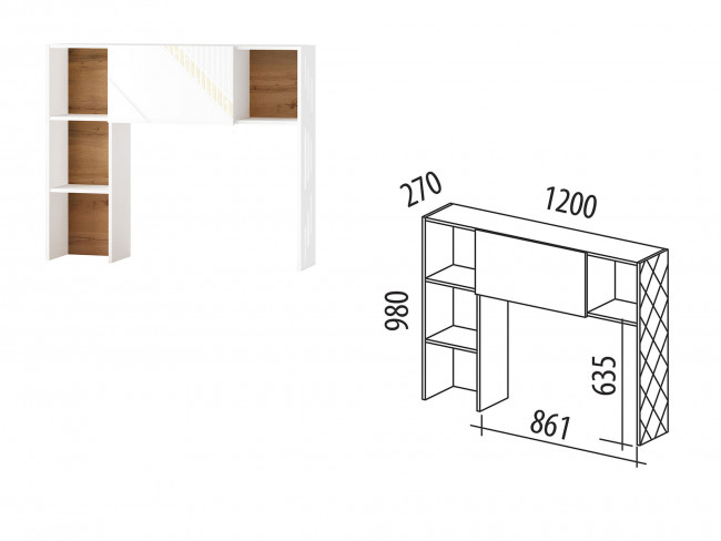Надстройка (лев/прав) Монако 903.25