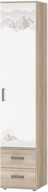 500.22 Шкаф-пенал правый Эверест 450