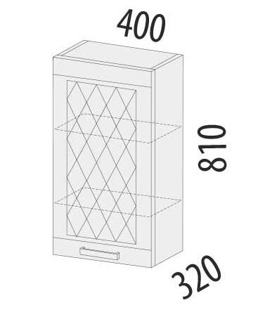 102.23 Шкаф с решеткой (лев/прав) 400