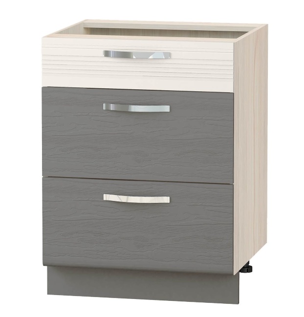 74.66 Стол с 3 ящиками 600 74.66 Стол с 3 ящиками 600