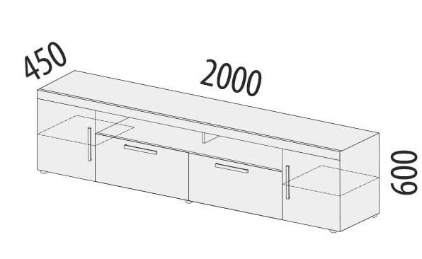 600.03 Тумба Тиффани 2000 600.03 Тумба Тиффани 2000