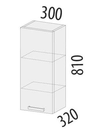 102.07 Шкаф (лев/прав) 300 102.07 Шкаф (лев/прав) 300