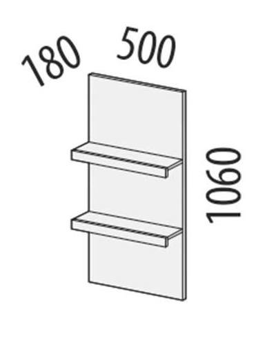 66.25 Полка навесная Фреска 500 66.25 Полка навесная Фреска 500