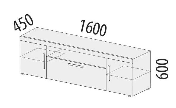 600.02 Тумба Тиффани 1600 600.02 Тумба Тиффани 1600