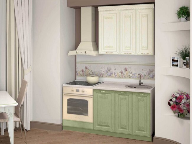 Оливия 22 кухонный гарнитур 1600 Оливия 22 кухонный гарнитур 1600