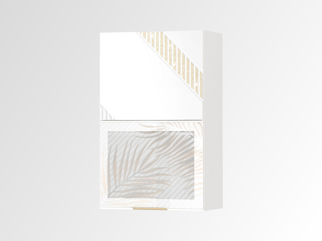 106.80 Шкаф-витрина кухонный (с системой плавного закрывания) Монако 106.80 Шкаф-витрина кухонный (с системой плавного закрывания) Монако