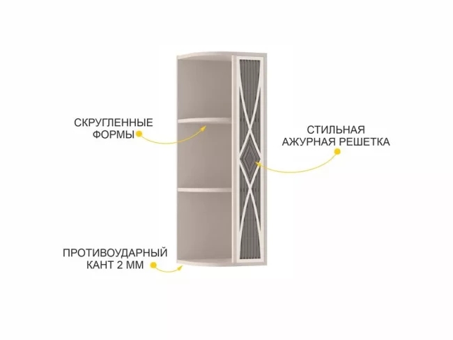 109.18 Шкаф кухонный торцевой (лев/прав) Неаполь