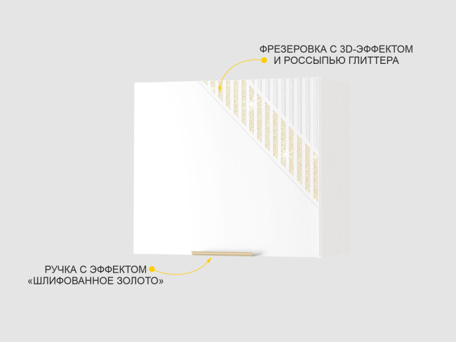 106.83 Шкаф над вытяжкой (с системой плавного закрывания) Монако 106.83 Шкаф над вытяжкой (с системой плавного закрывания) Монако