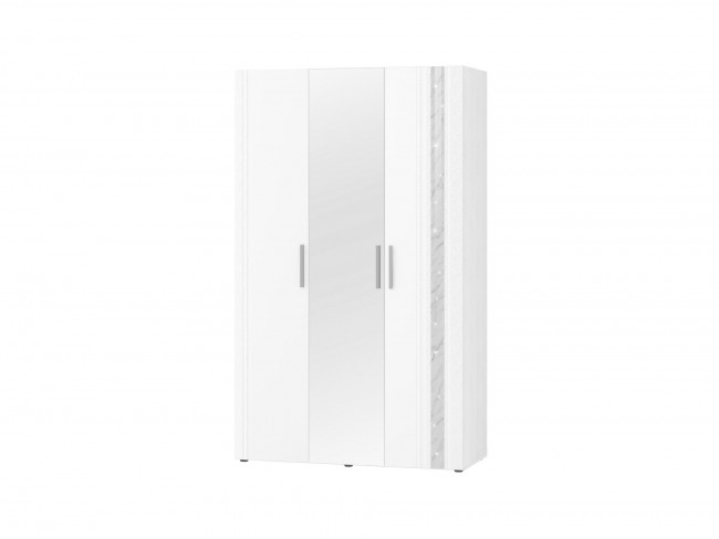 901.12 Шкаф трехдверный с зеркалом (лев/прав) Николь