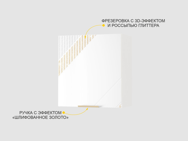 106.14 Шкаф над вытяжкой (с системой плавного закрывания) Монако 106.14 Шкаф над вытяжкой (с системой плавного закрывания) Монако