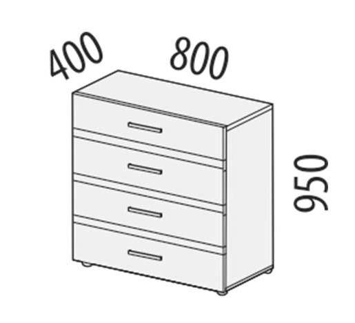 66.32 Комод Фреска 800 66.32 Комод Фреска 800