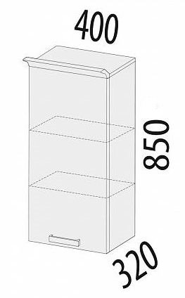 19.05 Шкаф левый 40х32х85