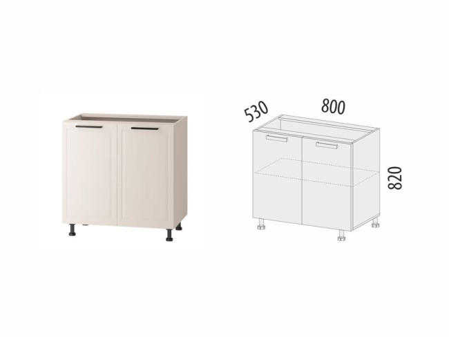 109.60 Напольный шкаф Неаполь