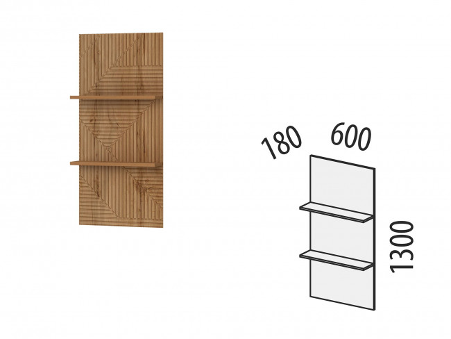 Полка навесная Монако 605.25 Полка навесная Монако 605.25