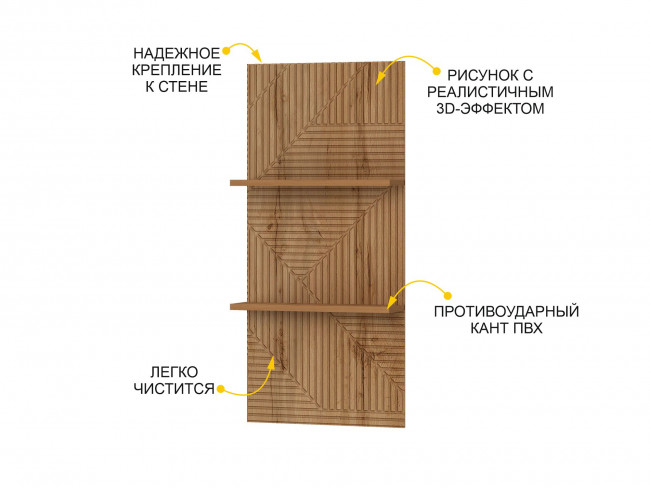 Полка навесная Монако 605.25 Полка навесная Монако 605.25