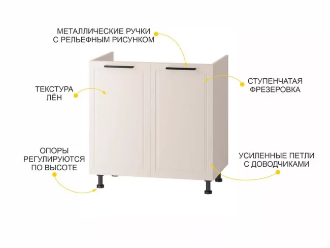 109.51 Напольный шкаф под мойку Неаполь